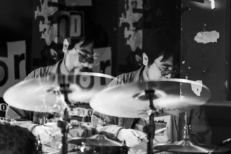 Maya Akechi and Alborg live at Hope & Anchor, Islington, London, May 2025. Creator: Annapaola Marchesani.