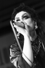 Jo-Jo O'Donoughue, Eater live at 100 Club, London, Mar 2023. Creator: Annapaola Marchesani.