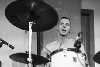 Andy Baker, Eater live at 100 Club, London, Mar 2023. Creator: Annapaola Marchesani.