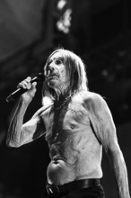 Iggy Pop performing live at the Alexandra Palace, London, 28 May 2025. Creator: Annapaola Marchesani.