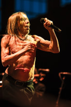 Iggy Pop performing live at the Alexandra Palace, London, 28 May 2025. Creator: Annapaola Marchesani.