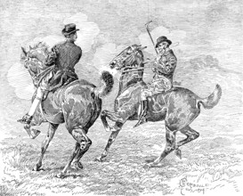 Advertisement for Géraudel's Pastilles, 1895. Creator: Alfred Chantrey Corbould.