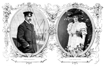 A Fashionable Wedding: Lord Wolverton and Lady Edith Ward, 1895. Creator: Carl Hentschel.