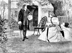 Mr. Henry James's new play, "Guy Domville," at the St. James's Theatre, 1895. Creator: George Meisenbach.