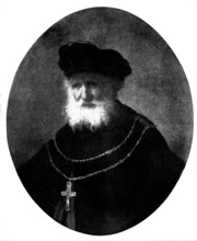 An old man's portrait - by Rembrandt, 1895. Creator: Unknown.