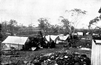 The Coolgardie Goldfields: general view of a mine, 1895. Creator: Unknown.
