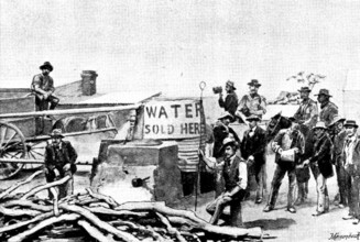 The Coolgardie Goldfields: mills and condenser, 1895. Creator: George Meisenbach.
