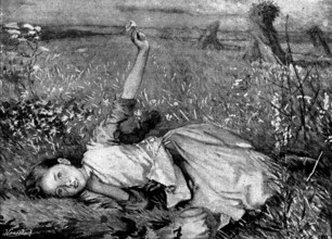 Even-Song - by George Clausen, A.R.A., 1895. Creator: George Meisenbach.