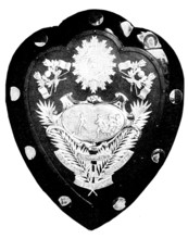 The football shield of the 1st Battalion Lancashire Regiment, 1895. Creator: Unknown.