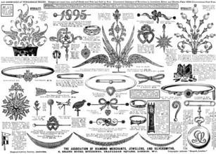 Advertisement for the Association of Diamond Merchants, Jewellers, and Silversmiths, 1895. Creator: Unknown.