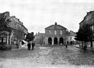 The late Lord Randolph Churchill: the Town Hall, Woodstock, 1895. Creator: Taunt & Co.