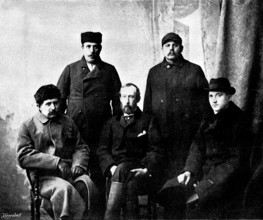 The Loss of the North German Lloyd steam-ship "Elbe": some of the survivors, 1895. Creator: Walter Boughton.