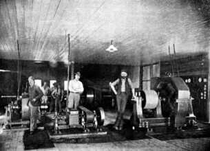 The Buffelsdoorn Mine: Dynamo-Room, 1895. Creator: A. Betton.