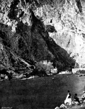 Ten Days in Bosnia: the source of the Bouna, 1895. Creator: Andre & Sleigh.