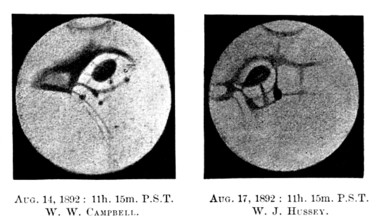 Our Near Neighbour, Mars: Fig.2: drawing of "The Lake of the Sun," made with the 36" Refractor, 1895 Creator: Carl Hentschel.