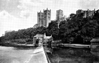 The Cathedrals of England: Durham Cathedral, 1895. Creator: Francis Frith & Co.