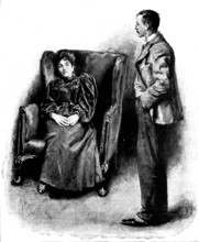 Eve's Ransom..."I am much obliged to him," said Eve, as she sank back in...luxurious repose, 1895. Creator: George Meisenbach.