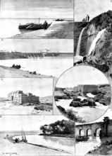 The River of Joseph and the Fayoum, 1895. Creator: Andre & Sleigh.