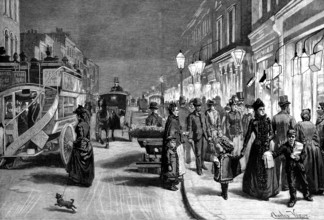 London After Dark, 1895. Creator: Unknown.
