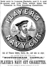 Advertisement for Player's Navy Cut Cigarettes, 1895. Creator: Unknown.