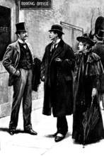 Eve's Ransom...Hilliard heard himself hailed in a familiar voice; he turned and saw Narramore, 1895. Creator: George Meisenbach.