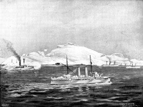 The War in Eastern Asia: attack on Wei-Hai-Wei, 1895. Creator: George Meisenbach.