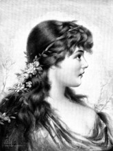 A Daughter of Spring, 1895. Creator: Unknown.