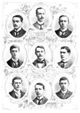 The Universities' Boat-Race: the Oxford Team, 1895. Creator: Hills and Saunders.