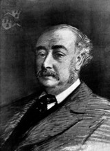 Sir Matthew White Ridley, Bart., M.P., a candidate for the Speakership, 1895. Creator: George Meisenbach.