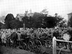 Return of the Anchor Shield...by the winner, Mr. A. E. Walters,...Polytechnic Cycling Club, 1895. Creator: Unknown.