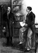 Eve's Ransom..."This is from Miss Madeley, and it's all about you", 1895. Creator: George Meisenbach.