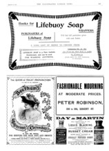 Page of advertisements, 1895. Creator: Unknown.