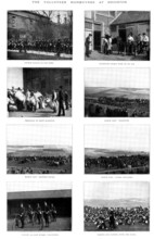 The Volunteer Manoeuvres at Brighton, 1895. Creator: Symmons & Thiele.