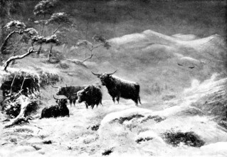 A Storm on Ben Lawers by John J. Richardson, 1895. Creator: Unknown.