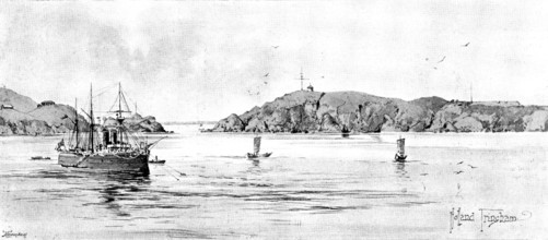 The War in Eastern Asia: entrance to Takao, Formosa, 1895. Creator: George Meisenbach.