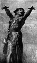 Pictures from the Royal Academy: Jonah - G. F. Watts, R.A., 1895. Creator: George Meisenbach.