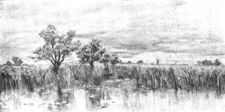 Pictures from the Royal Academy: Probably some Rain - J. Brett, A.R.A., 1895. Creator: George Meisenbach.