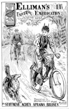 Advertisement for Elliman's Universal Embrocation, 1895. Creator: Unknown.