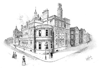 The Duke and Duchess of York at Sheffield: the Public Hospital and Dispensary, 1895. Creator: Carl Hentschel.