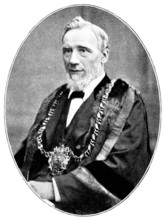 The Duke and Duchess of York at Sheffield: the Mayor of Sheffield, Mr. C. T. Skelton, 1895. Creator: George Meisenbach.