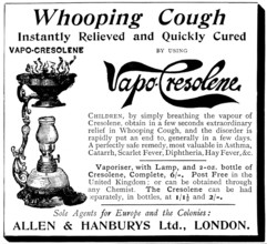 Advertisement for Vapo-Cresolene, 1895. Creator: Unknown.