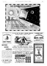 Page of advertisements, 1895.  Creator: Unknown.