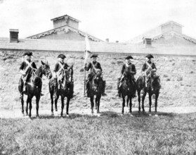 The Military Tournament at the Agricultural Hall: Period 1743, (1895). Creator: Unknown.