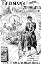 Advertisement for Elliman's Universal Embrocation, 1895. Creator: Joseph Swain.