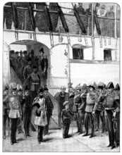 The Landing of the Ameer's son at Portsmouth on May 24, 1895. Creator: Unknown.