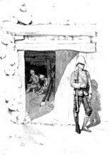 Sketches in Chitral: Gateway of Mundia Khan, 1895. Creator: George Meisenbach.