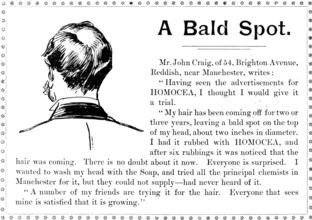 Advertisement for Homocea, 1895. Creator: Unknown.