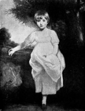 Beautiful Children at the Grafton Gallery: Miss Harriet Cholmondeley - John Hoppner, R.A., 1895. Creator: George Meisenbach.