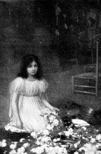 Beautiful Children at the Grafton Gallery: Mignon - W. R. Symonds, 1895. Creator: George Meisenbach.