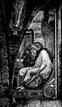 New Mosaics at St. Paul's Cathedral: mosaic of King David, on south side of the Choir, 1895. Creator: Frederick Hollyer.